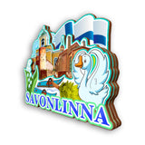 Refrigerator Magnet for Savonlinna Finland  2341