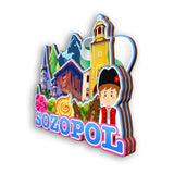Refrigerator Magnet for Sozopol Bulgaria  2451