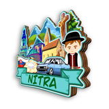 Refrigerator Magnet for Nitra Slovakia  2386