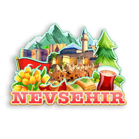 Refrigerator Magnet for Nevsehir Turkey  1678