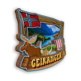 Kühlschrankmagnet für Geiranger Norwegen 2292