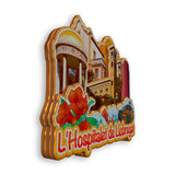 Refrigerator Magnet for L'Hospitalet de Llobregat Spain  1517