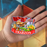 Kühlschrankmagnet für Trabzon, Türkei, 1652