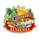Refrigerator Magnet for Almeria Spain  1382