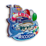 Refrigerator Magnet for Riccione Italy  1271