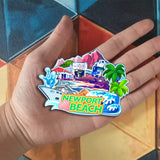 Магнит на холодильник для Ньюпорт-Бич, Калифорния, США 242