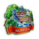 Refrigerator Magnet for Norfolk Virginia USA  889