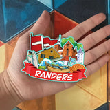 Refrigerator Magnet for Randers Denmark  2083
