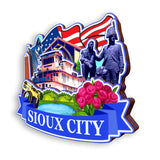 Refrigerator Magnet for Sioux City Iowa USA  943