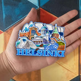 Refrigerator Magnet for Helsinki Finland  2333