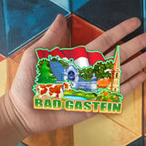 Kühlschrankmagnet für Bad Gastein Österreich 1615