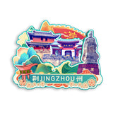 Kühlschrankmagnet für Jingzhou, Hubei, China 587