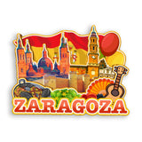 Refrigerator Magnet for Zaragoza Spain  1404