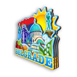 Refrigerator Magnet for Belgrade Serbia  2510