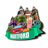 Refrigerator Magnet for Hartford Connecticut USA  289