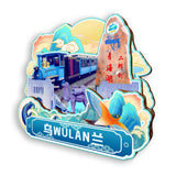 Refrigerator Magnet for Wulan, Qinghai, China  868