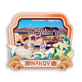 Kühlschrankmagnet für Nagqu, Tibet, China 839