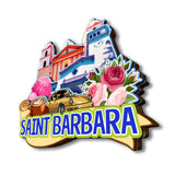 Refrigerator Magnet for Saint Barbara California USA  251