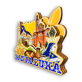 Refrigerator Magnet for Banja Luka Bosnia and Herzegovina  2407