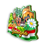 Refrigerator Magnet for Bologna Italy  1278