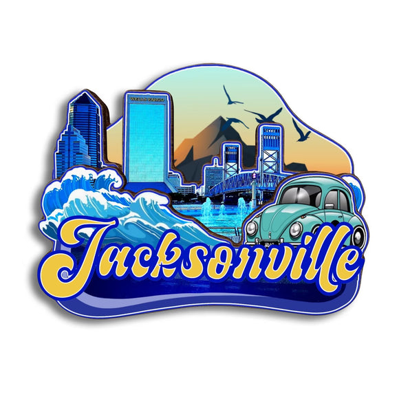 Магнит на холодильник для Джексонвилла, Флорида, США, 172