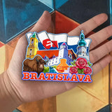 Refrigerator Magnet for Bratislava Slovakia  2372