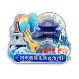 Refrigerator Magnet for Aba Tibetan and Qiang Sichuan, China  572