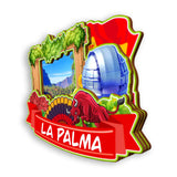 Refrigerator Magnet for La palma Spain  1584