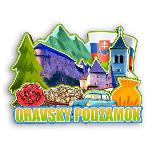 Refrigerator Magnet for Oravsky Podzamok Slovakia  2381