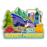 Refrigerator Magnet for Oravsky Podzamok Slovakia  2381