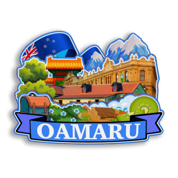 Refrigerator Magnet for Oamaru New Zealand  2773