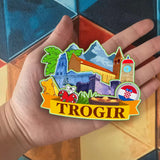Kühlschrankmagnet für Trogir Kroatien 2224