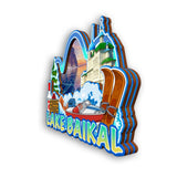 Refrigerator Magnet for Lake Baikal Russia  2551