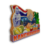Refrigerator Magnet for Kanchanaburi Thailand  2809