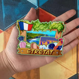 Refrigerator Magnet for Etretat France  2570