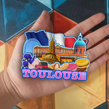 Refrigerator Magnet for Toulouse France  2575