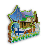 Refrigerator Magnet for Mariehamn Finland  2343