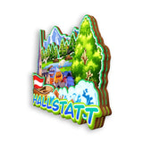 Refrigerator Magnet for Hallstatt Austria  1597