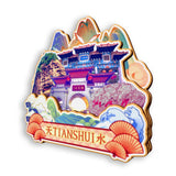 Refrigerator Magnet for Tianshui, Gansu, China  814