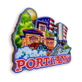 Магнит на холодильник для Портленда, штат Мэн, США, 966