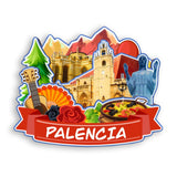 Refrigerator Magnet for Palencia Spain  1510