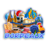 Refrigerator Magnet for Bordeaux France  2571