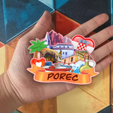 Kühlschrankmagnet für Porec Kroatien 2227