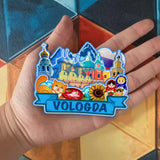 Kühlschrankmagnet für Wologda, Russland 2564