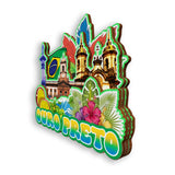 Магнит на холодильник для Ору-Прету, Бразилия, 1909 г.