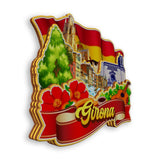 Refrigerator Magnet for Girona Spain  1529