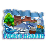 Refrigerator Magnet for Puerto Madryn Argentina  2838