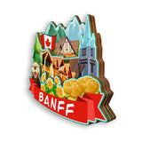 Kühlschrankmagnet für Banff, Kanada 1865