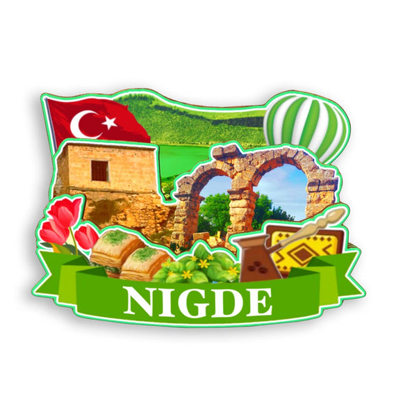 Refrigerator Magnet for Nigde Turkey  1665