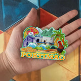 Refrigerator Magnet for Portimao Portugal  1960
